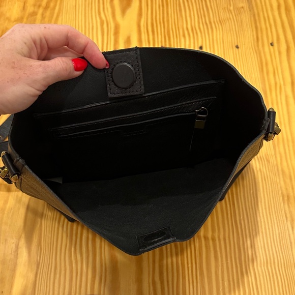 Madewell Black Leather Bucket Bag - Picture 2 of 15
